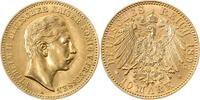 d 25193A~1.8b 10 M Wilhelm II 1893A VZ+ vz/stgl, ein leichtes Krätzerchen 251