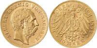 d 2.0 10 Mark 26393E~ Albert, Sachsen 1893E VZ 263