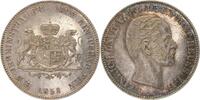 d  Th-Re-58-1.8 Ver.Thaler Reuss 1858 vz+ EA l.berieben leichte Patina !!! Thun287