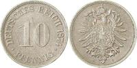 d 00474G~1.2-H 10 Pfennig 1874G prfr. mit leichter Riffelrand J 004