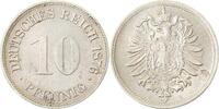 d 00476G~1.2b-H 10 Pfennig 1876G prfr/ !! twl. leichter Riffelrand J 004