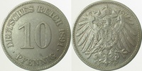 d  01391E~2.5 10 Pfennig  1891E ss/vz J 013