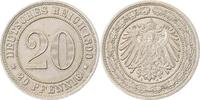 d 01490A~1.2-H 20Pfennig 1890A prfr !!! J 014