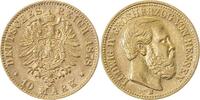 d 10 Mark 21978H~2.0-GG Ludwi.IV Hessen 1878H VZ RR 219