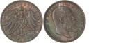 d 17698F~1.3-GG-PAT 5 Mark Württ. 1898F f.prfr/f.stgl herrliche Patina, leichte Randdelle J 176