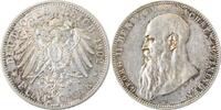 d  153a02D~2.0-GG 5 Mark  Georg II. 1902D f.vz/vz+ mit langer Bart J 153a