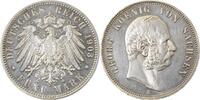     13003E~0.1-GG-PAT 5 Mark  1903E Georg v. Sachsen PP minimal berieben... 2150,00 EUR Differenzbesteuert nach §25a UstG zzgl. Versand