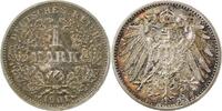 d 017n01D~0.8-GG-PAT 1 Mark 1901D PP- , leichte Berührungen, schöne Patina J 017