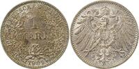 d 017n02E~1.1-GG-PAT 1 Mark 1902E prfr/st, herrliche beginnende leichte Patina J 017