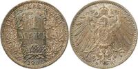     017n08D~1.3-GG 1 Mark  1908D prfr/f.prfr !! , leichte farbige Patina... 35,00 EUR Differenzbesteuert nach §25a UstG zzgl. Versand