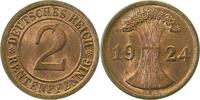 d 0.9 2 Pf 30724A~0.9 2 Pfennig 1924A stgl.fein J 307