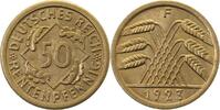 d 31023F~1.0-GG 50 Pfennig 1923F stgl bzw. prfr.fein !! Top J 310