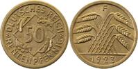     31023F~1.0-GG 50 Pfennig  1923F stgl bzw. prfr.fein !! Top J 310 345,00 EUR Differenzbesteuert nach §25a UstG zzgl. Versand