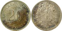 d 00573G~1.1b-GG-PAT 20Pfennig 1873G prfr/stgl, herrliche Patina, min. Krätzerchen TOP J 005