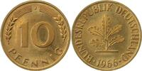 d 38366J~0.0 10 Pfennig 1966J PP, Auflage 1000 Exemplare Archiv Franquinet J 383