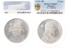 d WELTM.-HUN-1 5 Pengo 1938 MS67, PCGS28901814 extrem selten i.d Erhaltung, KM49.4