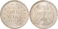 d P31224F1.2b 3M. 1924F prfr. Rndinschr.: EINIGKEIT T UND FREIHEIT Unikat J 312