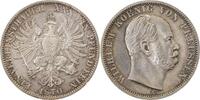 d Th-Pre-1870-1.3-GG Thaler Preussen 1870 f.prfr/f.stgl TOP, leichte Patina dav-