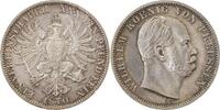 d  Th-Pre-1870-1.3-GG Thaler Preussen 1870 f.prfr/f.stgl TOP, leichte Patina dav-