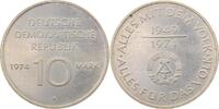 d 155174A~P 10 Mark 25J. DDR 1974 Silberprobe prfr !!! J1551P