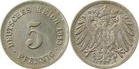d 5 5 Pf 01213F1.5 5 Pfennig 1913F vz/stgl J 012