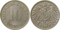 d 01393F~1.5-H 10 Pfennig 1893F vz/stgl!!!! J 013