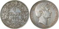 d Gulden Gld-Bay-1868-1.5a-GG   1868 Bay. Ludwig II vz/stgl aus Erstabschlag, min.berieb. null