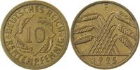 d 30925F~2.8 10 Pfennig 1925F SS+ inkl. Expertise, äusserst selten !!! J 309