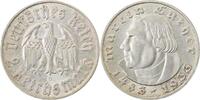 d 2.0 2 RM 35233D~2.0 2 Reichsmark Martin Luther 1933D vz J 352