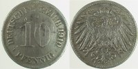 d 013n10F~2.5 10 Pfennig 1910F ss/vz J 013