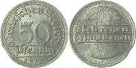 d  F30121F2.0 50 Pfennig  1921F VZ kl.Zainende J 301