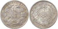  8 0.5 RM   P01617F1.8 1/2 Reichsmark 1917F WS: sehr straker St.Riß !!! ... 16,00 EUR Differenzbesteuert nach §25a UstG zzgl. Versand