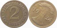  5 2 Pf   S30724D2.5 2 Pfennig  1924D S45 ss/vz J 307 15,50 EUR Differenzbesteuert nach §25a UstG zzgl. Versand