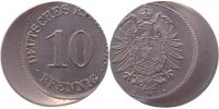 d  P00475A1.5 10 Pfennig  1875A vz/st D25 !!!! J 004