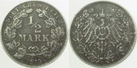 d 01619F~2.5b 0.5 Mark 1919F ss/vz geschwärzt J 016