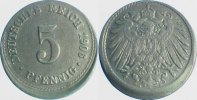 d 0 5 Pf P01206A2.0 5 Pfennig  1906A D10 vz J 012