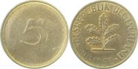 d  U38250-2.2 5 Pfennig  WS nur 5 geprägt!! J 382