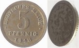 d 5 Pf 29718E~2.0b 5 Pfennig 18E 50% rücks. geriffelt J 297