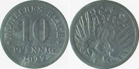 d  S29922-2.5 10 Pfennig  1922 S200 ss/vz!!! J 299