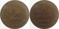 d 2 Pf P38150G2.5 2 Pfennig  50G 2 deutl. doppelt !!!! J 381