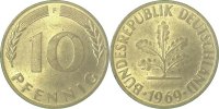 d 38369F~1.1 10 Pfennig 1969F bfr/stgl J 383