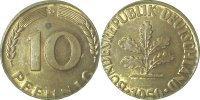 d F38350G1.2 10 Pfennig 50G 3.3g.Messing J 383