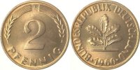d 1.1 2 Pf 38160F~1.1 2 Pfennig 1960F bfr/stgl J 381