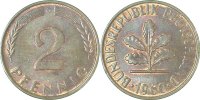 d 1.1 2 Pf 38160G~1.1 2 Pfennig 1960G bfr/stgl J 381