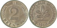 d 1.5 2 Pf 38160G~1.5 2 Pfennig 1960G f.bfr J 381