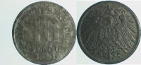 d  P29921-2.0 10 Pfennig  21 o.Mzz/JZ Punkt dazwis J 299