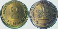  0 2 Pf   P38165F1.0 2 Pfennig  1965F D10 st J 381 37,00 EUR Differenzbesteuert nach §25a UstG zzgl. Versand