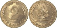 d 1.1 2 Pf 38161F~1.1 2 Pfennig 1961F bfr/stgl J 381