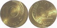d F38371-1.1 10 Pfennig 71G a.5 Pfennig Rohling & D15 !!! J 383