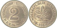 d 1.1 2 Pf 38166J~1.1 2 Pfennig 1966J bfr/stgl J 381